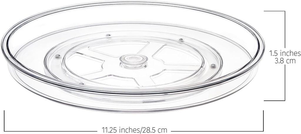 primebox 11" Lazy Susan Organizer. 360 Degree Rotating Turntable for