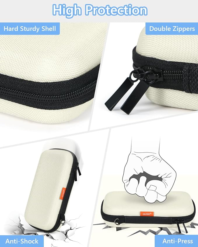 GLCON Off White Small Travel Electronic Organizer Case - Image 4