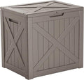 32 Gallon Resin Deck Box, Lockable Outdoor Storage Box by OutdoorLivingPerfected