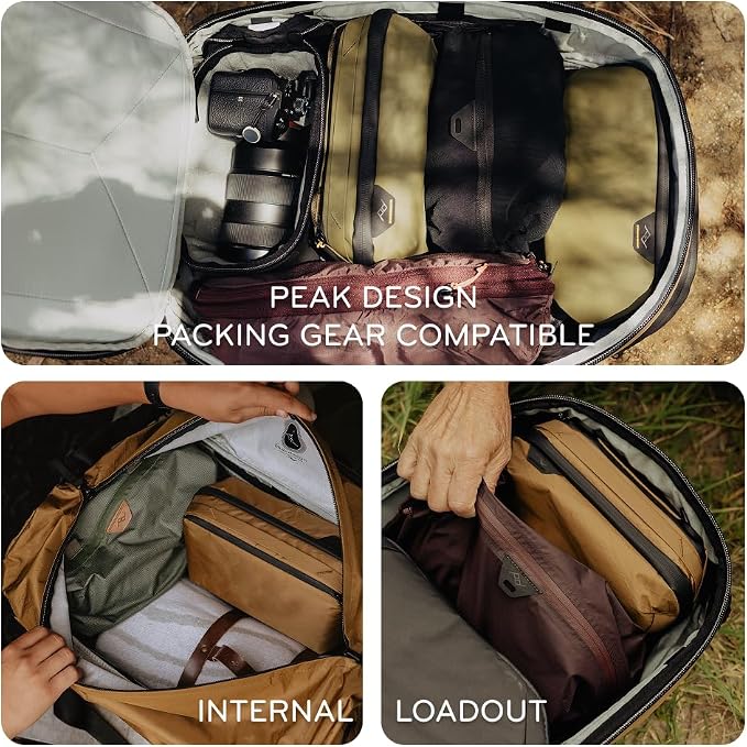 Peak Design Wash Pouch, Weatherproof Travel Toiletry Bag, Upright or Hanging Kit - Image 3