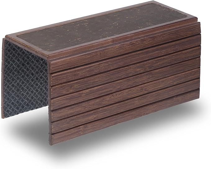 DETOR Couch Arm Tray with Retro Cork Pad, Enhanced Non-Slip Bottom, Sturdy by Detorhomeandliving