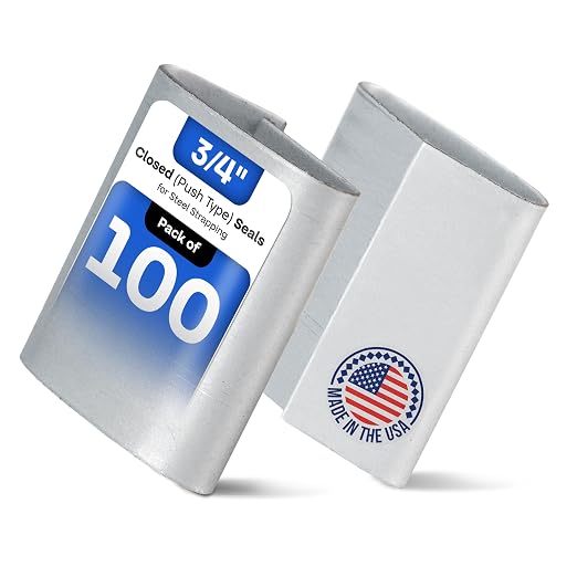 IDL Packaging Closed Seals for 3/4" Strap Width Steel Strapping by IDLPackaging