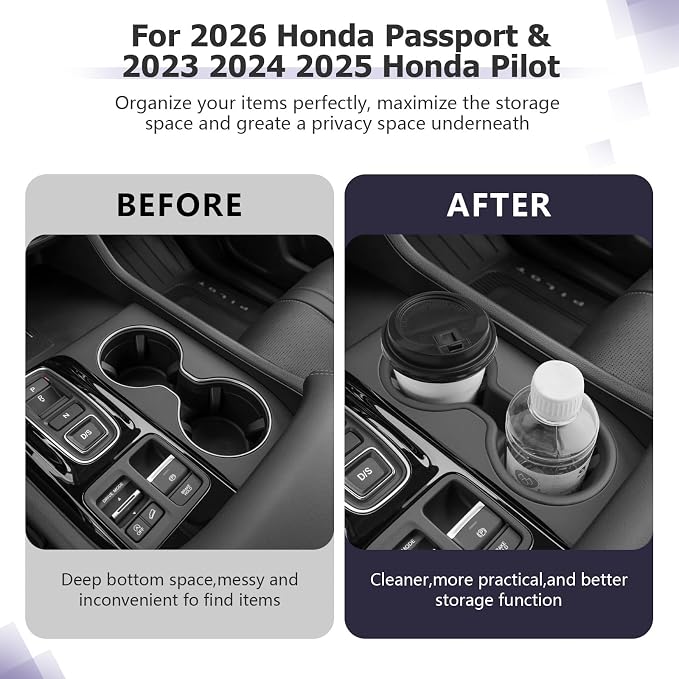 LUWU 2026 Passport Center Console Cup Holder Compatible - Image 2