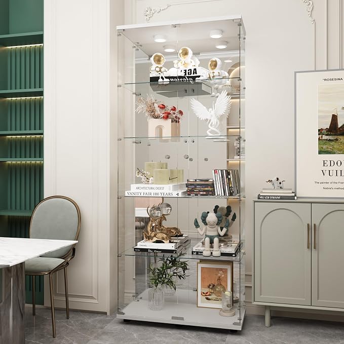 Beauty4U Glass Display Cabinet - Image 8