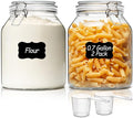 ComSaf Glass Jars with Airtight Lid 0.7 Gallon, Wide Mouth Mason Jars, Canning by ComSaf