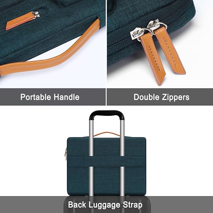 MOSISO 360 Protective Laptop Case 14 inch, 14 inch Laptop Sleeve Compatible - Image 4