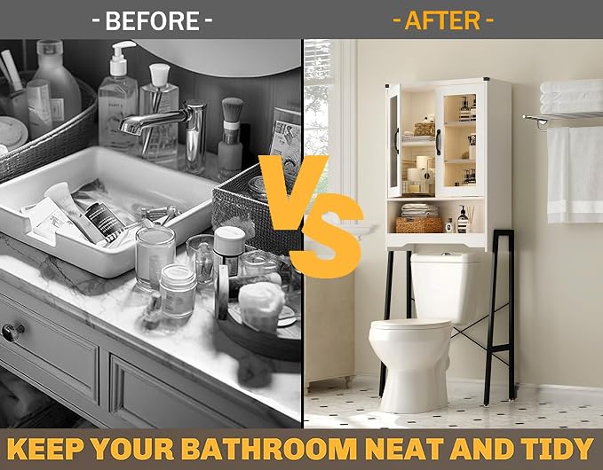 Over The Toilet Storage Cabinet - Image 4