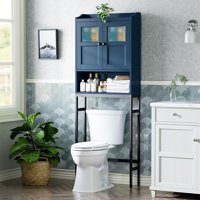 Over The Toilet Storage, Bathroom Storage Cabinet Over Toilet, Above Toilet by MXARLTR