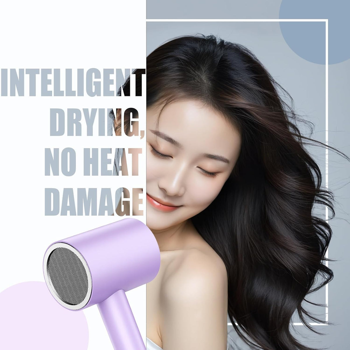 110V Hotel Wall Mounted Hair Dryer for Bathroom(with Night Light)