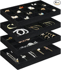 Jenseits 4 Stackable Jewelry Trays Organizer Set by Jenseits