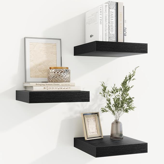 fuqing Floating Shelves for Wall, Wall Mounted Wood Floating Shelf by Fuqing