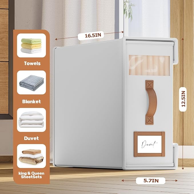6 Pack Bed Sheet Organizers And Storage - Image 6