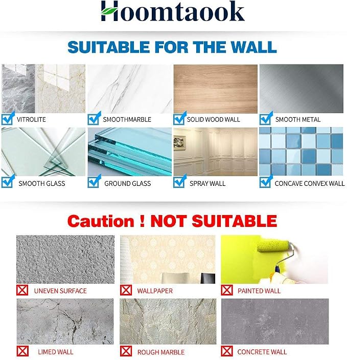 Hoomtaook Corner Caddy Bathroom Shower Shelf Wall Mounted No Drilling 2 Tier - Image 5