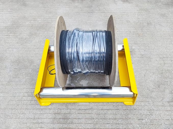 Cable Drum Roller Reel Dispenser Cable Roller Stand - Image 5