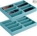 Amylove 2 Pcs Sunglass Organizer Trays Glasses Stackable Jewelry Trays Sunglass by Amylove