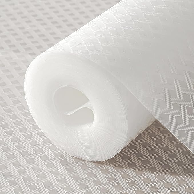Shelf and Drawer Liner for Kitchen Cabinet, Non-Adhesive 12in x 360in by GTJ