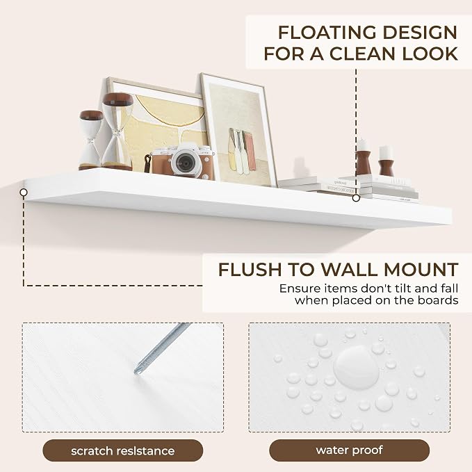RICHFOCUS 55Inch Floating Shelves - Image 6
