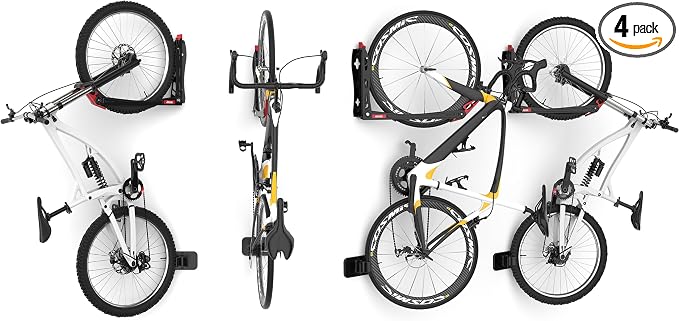 TORACK BIKEPAL No Lifting Swivel Bike Racks, Space Saving Wall Mounted Bike by TORACK