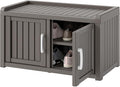 KAMABOKO Shoe Storage Cabinet Waterproof UV-Resistant, Entryway Storage Bench by KAMABOKO
