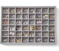 Large Jewelry Organizer for Drawer Insert Velvet Stackable Jewelry Trays for by Unknown