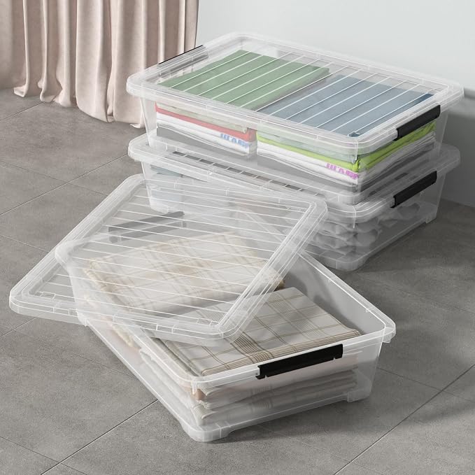 40 L Under Bed Plastic Storage Bins - Image 6