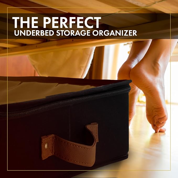 HOMELUX THEORY 2pc Under Bed Storage Containers, Bedroom Under the Bed Drawer - Image 6