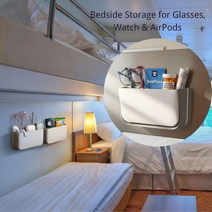 Cruise Magnetic Toothbrush Holder 2 Pack Cabin Walls, Foldable Toothbrush - Image 7