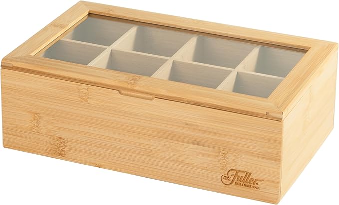 Fuller Bamboo Tea Box Organizer by FullerBrush