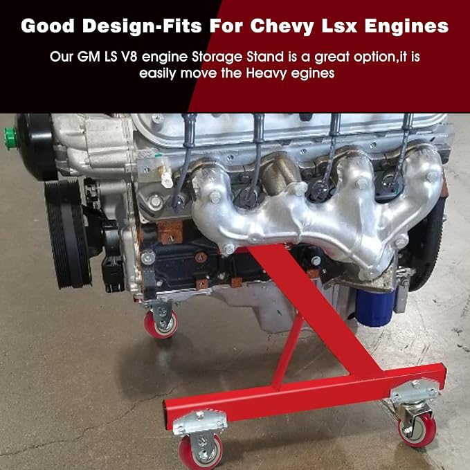 Rolling Engine Storage Stand Fits GM Chevy V8 LSx - Image 6