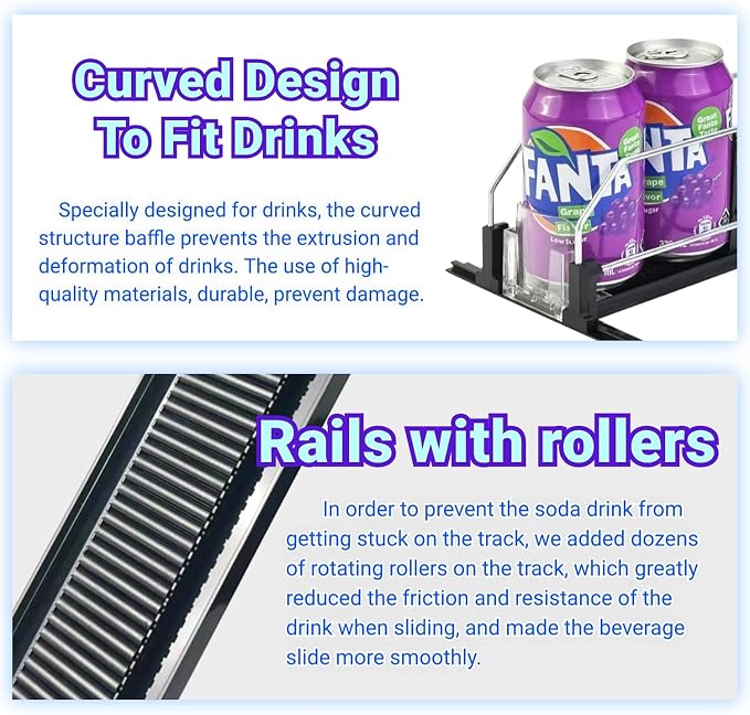 Drink Organizer for Mini Fridge, 12oz 16oz 20oz - Image 7