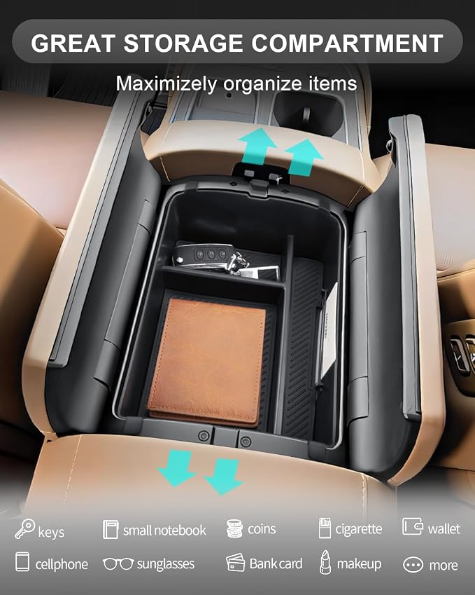 CDEFG for 2026 Hyundai Palisade Center Console Organizer for 2026 Hyundai - Image 3