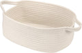Small Woven Cotton Rope Basket Cute Baby Gift Baskets Empty Decorative