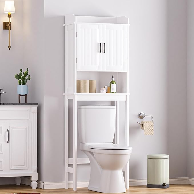 BlueWish Over The Toilet Storage Cabinet, 66.9" H Over Toilet Bathroom Organizer - Image 2