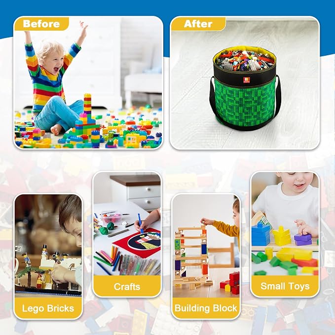 Toy Storage Organizer Basket Bag - Image 5