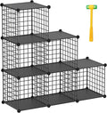 Wire Cube Storage Organizer, Metal Storage Shelves Bookshelf