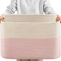 danpinera Large Woven Basket 25’’*16’’*16’’ Rectangle Woven Baskets by danpinera