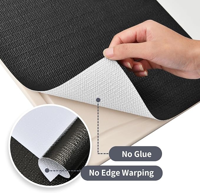 Shelf Liners for Kitchen Cabinets 12in x 20FT Non Adhesive Drawer Liner Gray - Image 9