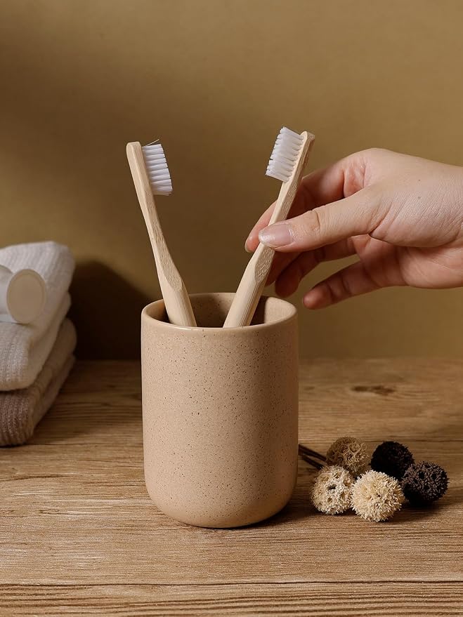 INGOFIN 3 Pcs Ceramic Bathroom Accessory Set - Image 8