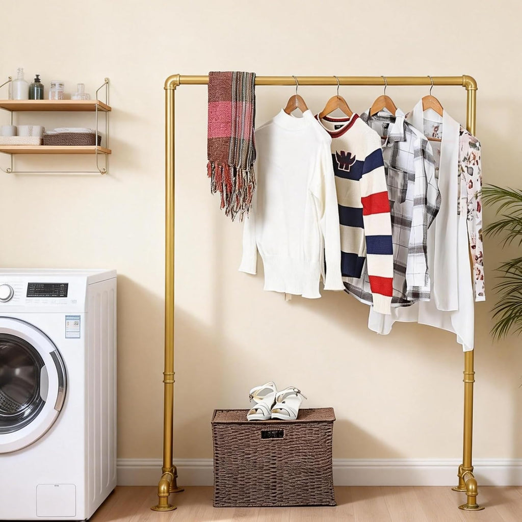 Industrial Pipe Clothing Rack,Clothes Rack For Hanging Clothes,Garment
