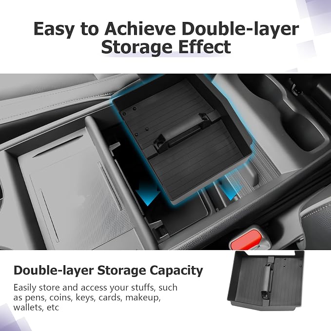 LUWU 2018-2026 Odyssey Center Console Organizer Compatible - Image 4