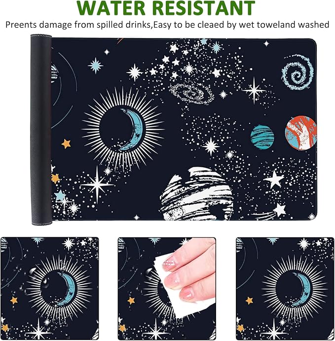 Space Galaxy Gaming Mouse Pad XXL Large Desk Mouse Pad Keyboard Mat - Image 4