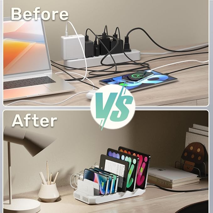 Multiple Device USB Charging Station, 10 Ports Charging Station - Image 7