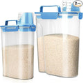 Rice Storage Container, 5 to 10lb Dry Food Airtight Dispenser, Pet Dog Cat Food by Viretec