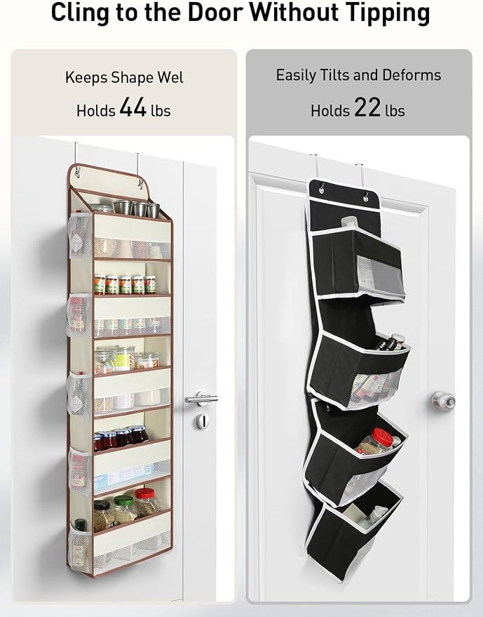 Yecaye 1 Pc 5 Tier Over the Door Organizer - Image 2