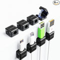 8-Pack Magnetic Cable Clips, Adhesive Cord Holder by Yaticrab