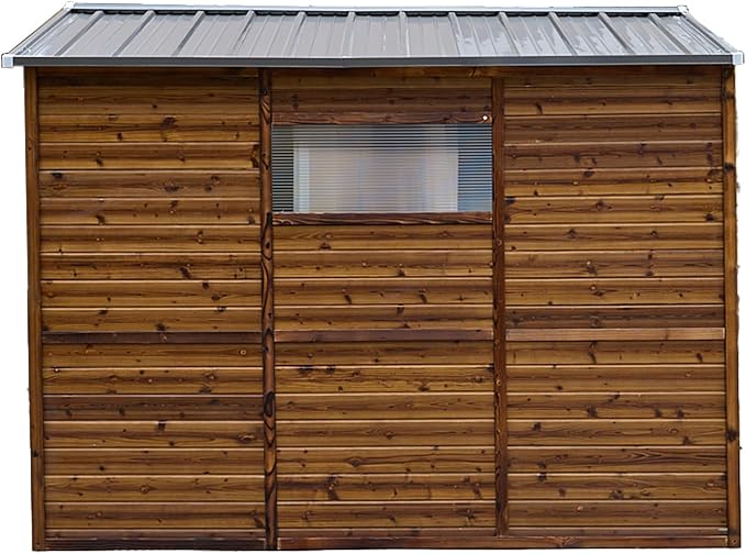 Shed 8' x 8' Storage Shed, 8x8 FT Wood Sheds & Outdoor Storage Clearance - Image 7