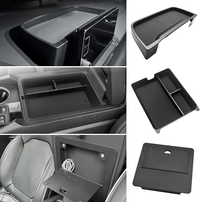 Muslogy for Pilot Center Console Organizer & Dash Storage Tray & Magnet Armrest by Muslogy