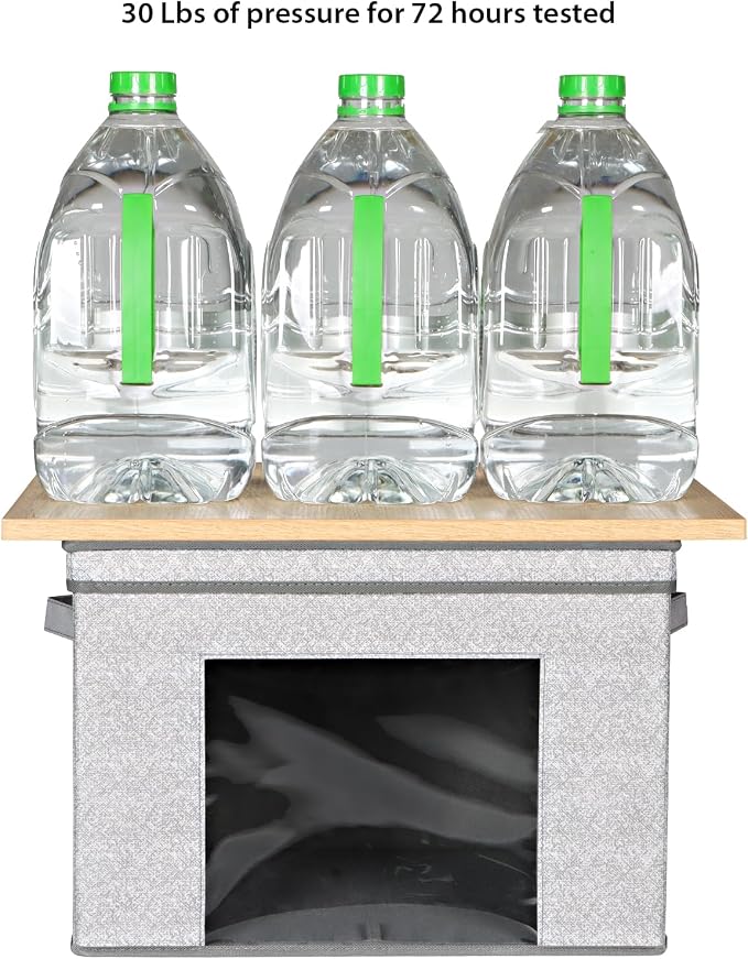 Univivi Foldable Fabric Storage Boxes Large Storage Bins - Image 3