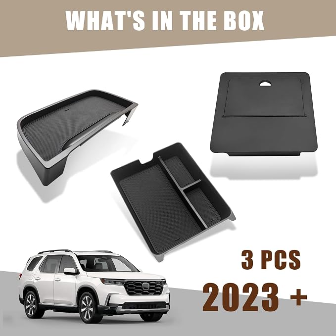 Muslogy for Pilot Center Console Organizer & Dash Storage Tray & Magnet Armrest - Image 7