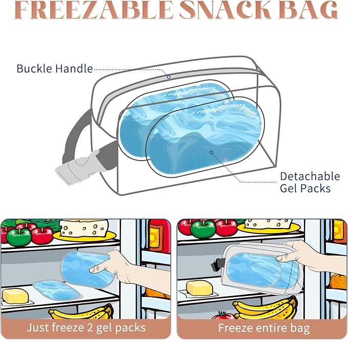 Cerbonny Small Cooler Bag Freezable Lunch Bag - Image 2